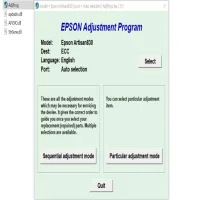 Epson Artisan 830 Adjustment Program