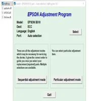 Epson B-510DN Adjustment Program