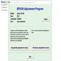 Epson Expression Home XP-200 Adjustment Program
