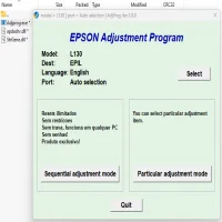 Epson l130 Reseter Adjustment Program Download