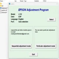 Epson L132 Adjustment Program ( Resetter )