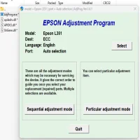 Epson L351 Adjustment Program ( Resetter )