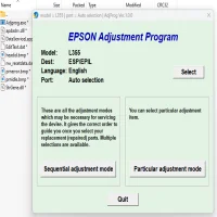 Epson L355 Adjustment Program ( Resetter )