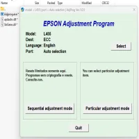 Epson L455 Adjustment Program ( Resetter )