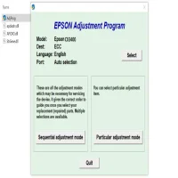 Epson Stylus CX3400 Adjustment Program
