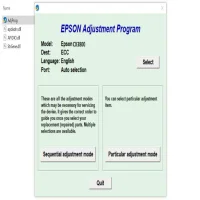 Epson Stylus CX3800 Adjustment Program