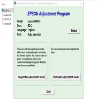 Epson Stylus NX435 Adjustment Program