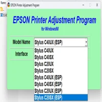 Epson Stylus C40SX Adjustment Program